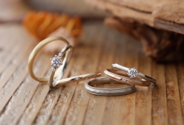 【静岡市】飾らないナチュラルなふたりに贈る「BAUM」の結婚指輪