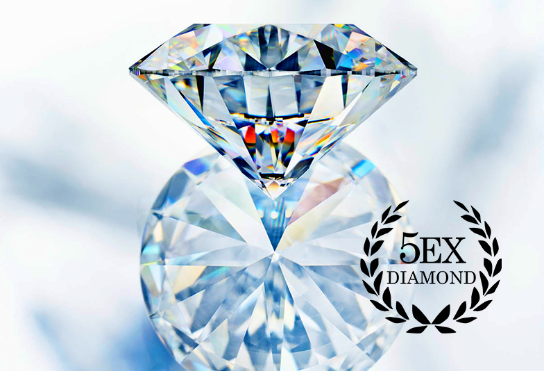 【福山市でプロポーズ】婚約指輪におすすめ！最も綺麗なダイヤモンドが新登場！知っておくべき従来のカット基準を超える5EX（ファイブエクセレント）