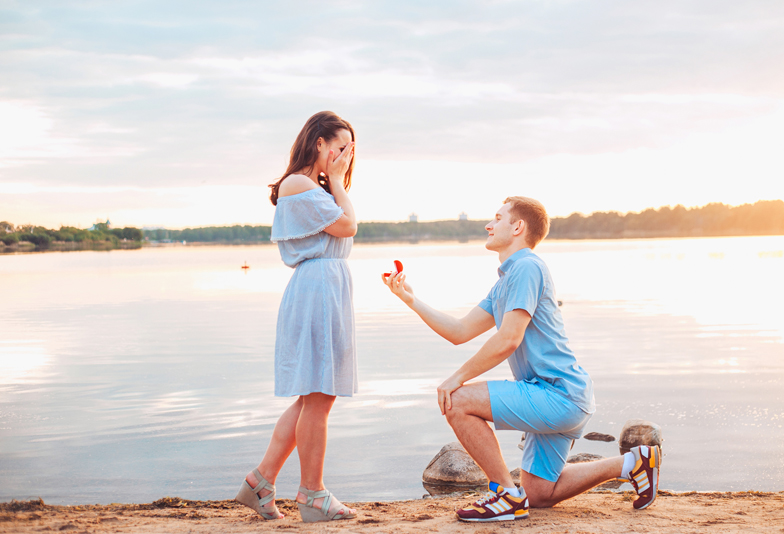 【福山市プロポーズ】ベストタイミングで婚約指輪を贈りたい！気になる婚約指輪の予算はどのくらい？