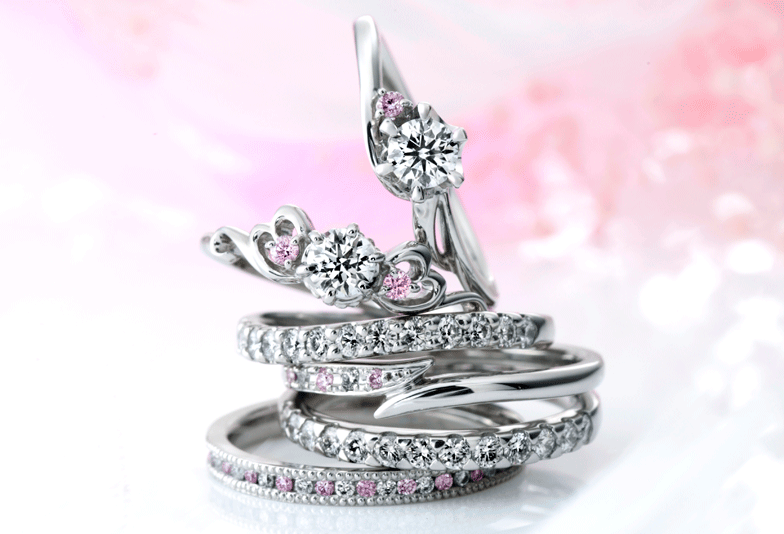 【静岡市】女性ウケNo1のキュートな結婚指輪！人気の理由は世界中の女性を魅了する「運命の象徴」ピンクダイヤモンド