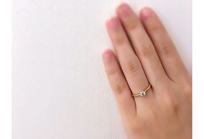 【金沢市】家族から受け継いだダイヤモンドを婚約指輪にリフォーム