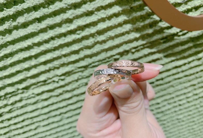 【梅田・京都】本格的ハワイアンジュエリーの結婚指輪(リング)を探すにはブライダル専門店がおすすめ