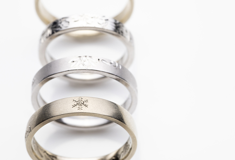 【浜松市】結婚指輪はちょっと個性的に！変わったテクスチャーや横顔美人な結婚指輪特集