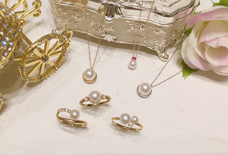 【石川県小松市】普段使いしやすい真珠ネックレスやリングで上品コーデ♡