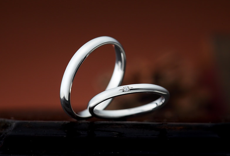 シェールラブ　プラチナの結婚指輪