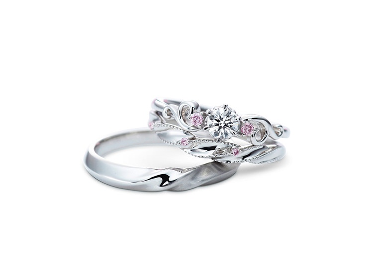 【滋賀】好アクセスなgarden京都注目のピンクダイヤを使用した結婚指輪ブランド3選
