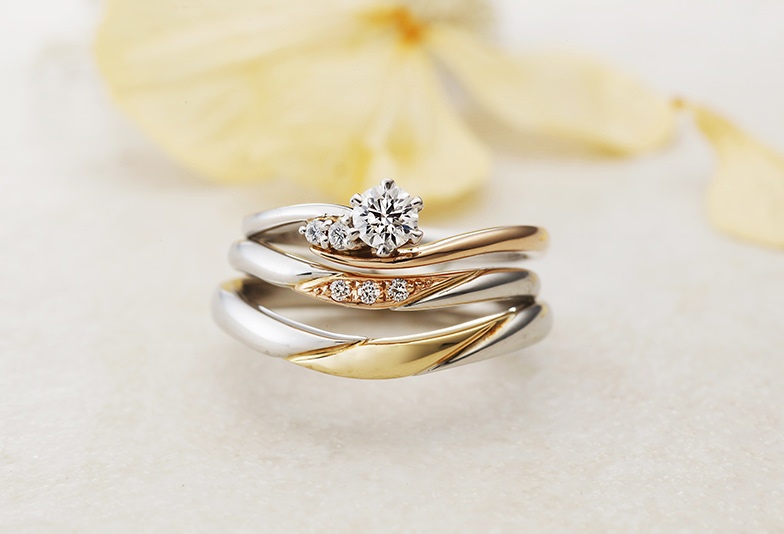 【姫路市】2色使いが特徴的な結婚指輪ブランド「AMOUR AMULET」