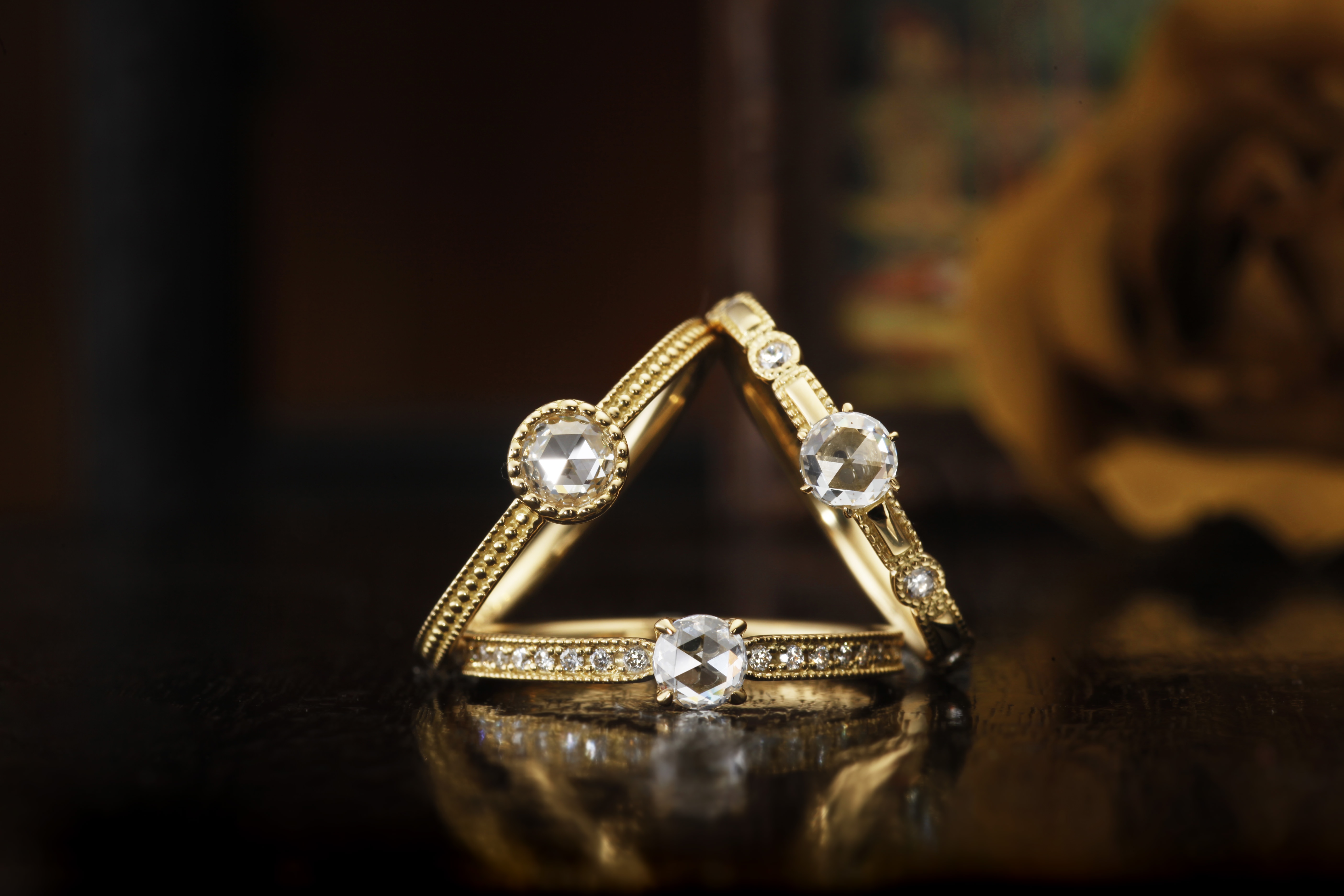 シェールラヴのキュートな婚約指輪