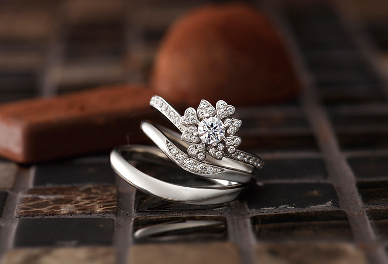 【富山市】結婚指輪ブランド PAVEO CHOCOLAT の人気デザイン3型！