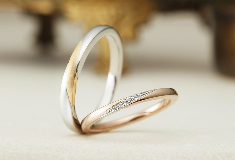 金沢市アンティック、アンティック結婚指輪、金沢市で人気の結婚指輪、金沢市で人気のコンビネーションリング、