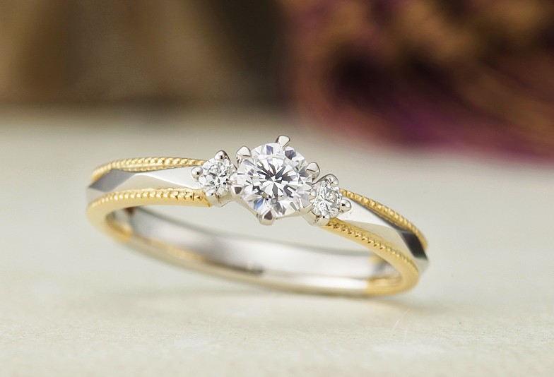 福井市で人気のアンティークデザインの婚約指輪