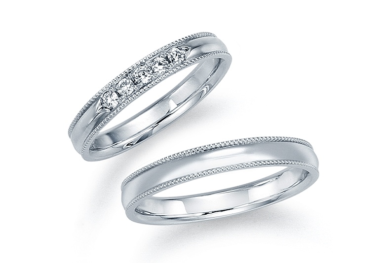【金沢市】人気の結婚指輪！ミル打ちのデザイン