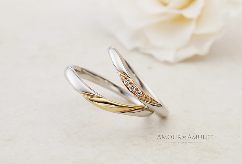 アムール・アミュレットの婚約指輪・結婚指輪のデザイン