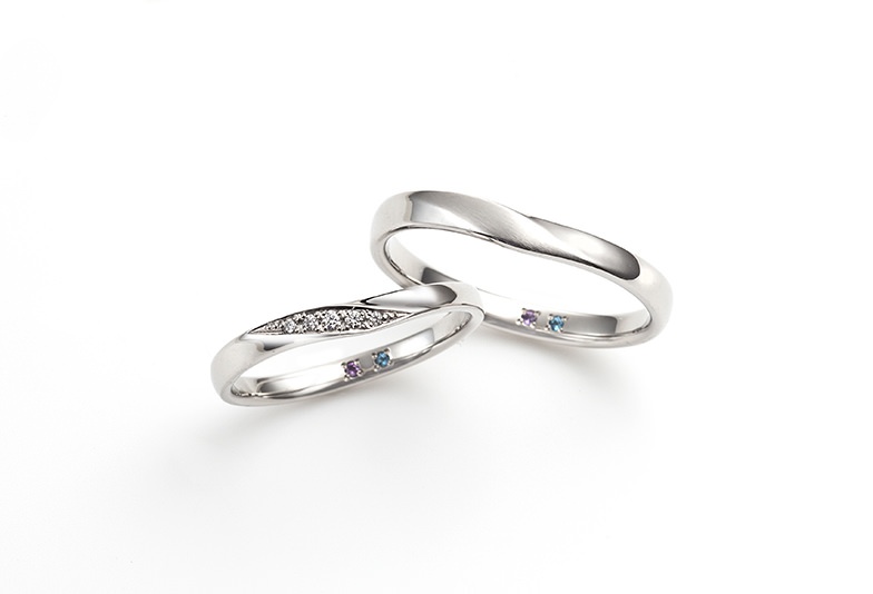 コフレクルール　プラチナの結婚指輪