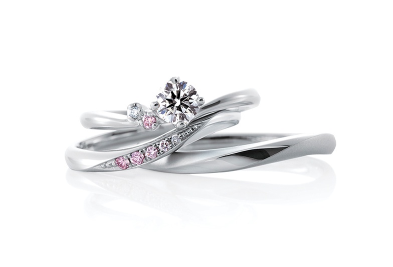 カフェリング婚約指輪結婚指輪セットリング
