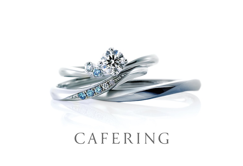 カフェリングの婚約指輪と結婚指輪