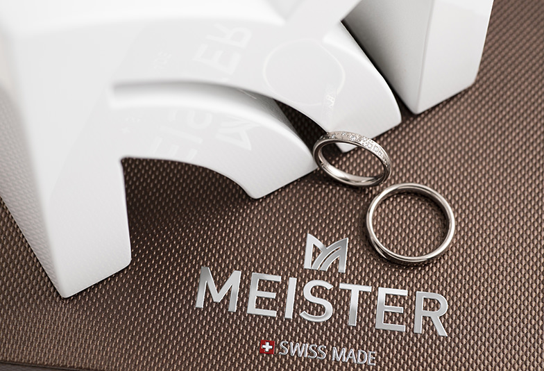 マイスターは スイスのゴールドスミスがひとつひとつ心を込めて作る結婚指輪ブランドで人気