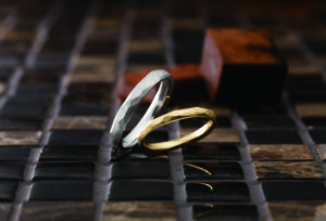 パヴェオショコラの結婚指輪