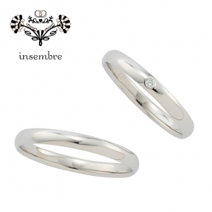 リーズナブルでシンプルな結婚指輪　インセンブレ
