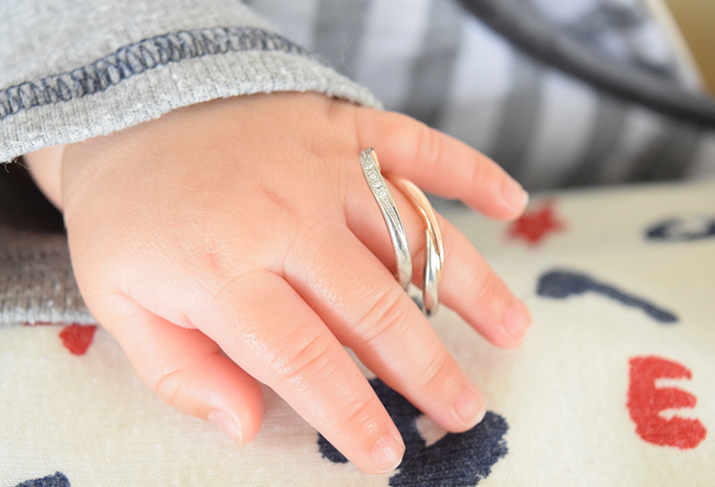 【富山市】婚約指輪・結婚指輪とお揃いデザインのベビーリングが作れる！今話題のベビーリングとは？