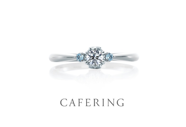 カフェリングの婚約指輪「マカロン」
