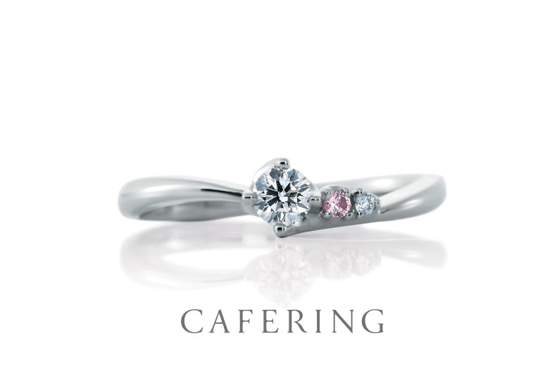 ピンクダイヤモンドの婚約指輪