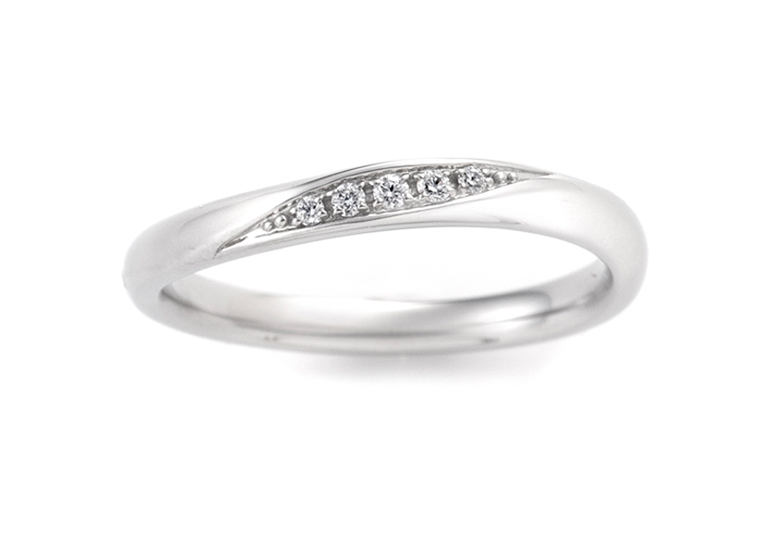 福井市で人気のアザールダイヤモンドの結婚指輪