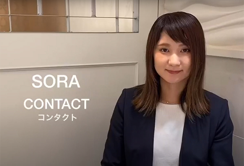 【動画】静岡市SORA〈ソラ〉結婚指輪 CONTACT コンタクト 凛としたふたりの姿を想わせるクロスライン
