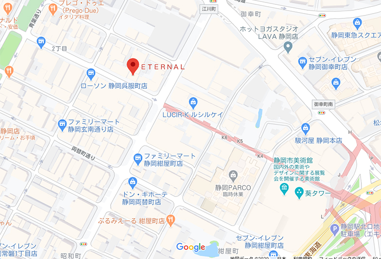 ETERNAL静岡マップ
