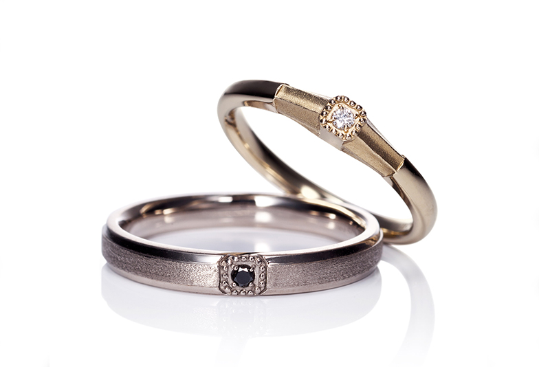 キャラティボーチェ　ゴールドの結婚指輪