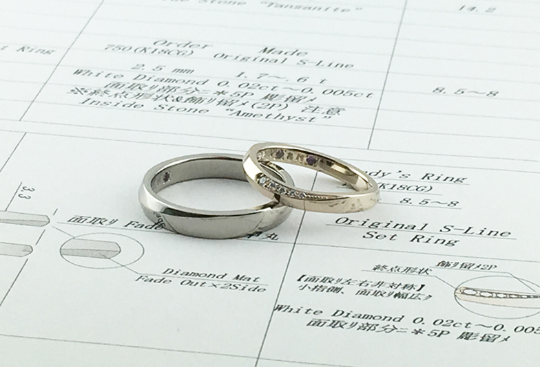浜松市結婚指輪オーダーメイド人気