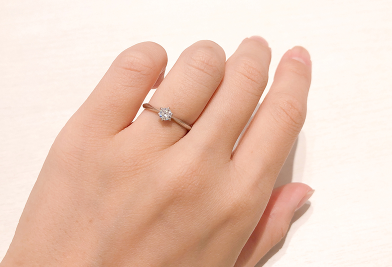 0.3ctの婚約指輪