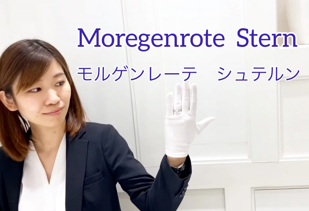 【動画】浜松市 Moregenrote(モルゲンレーテ)Stern シュテルン 流れるようなラインと煌めくダイヤで夜空を表現した婚約指輪