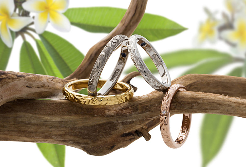 ハワイアン結婚指輪