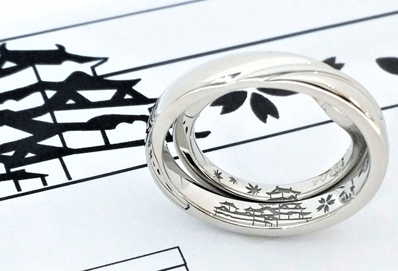 浜松市結婚指輪オリジナル刻印