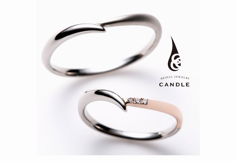 コンビ色の結婚指輪
