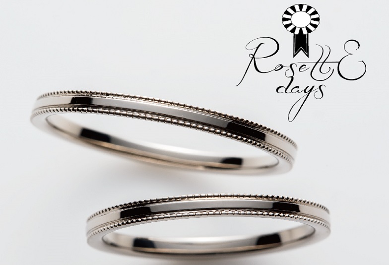 RosettEdaysの結婚指輪でセージ
