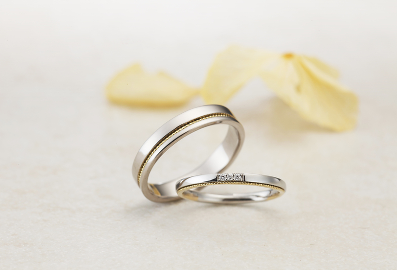 アムールアミュレットのアンティークな結婚指輪