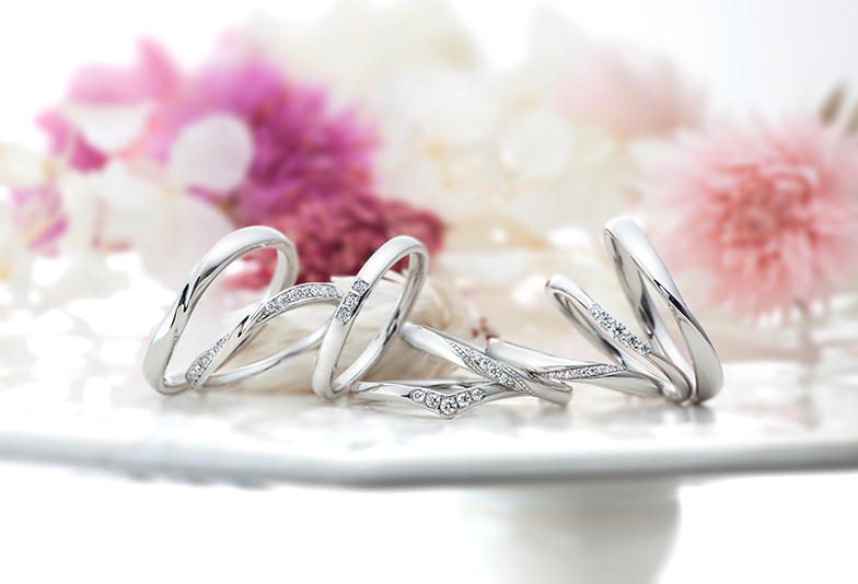 ルシルケイブライダル浜松店で人気のブランド結婚指輪