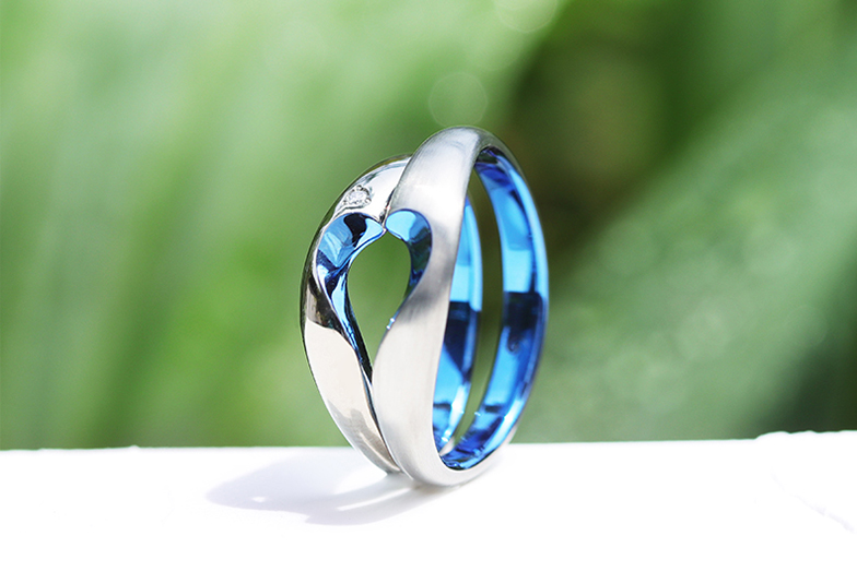 【富山】２つの結婚指輪を合わせると現れる！？「SORA」の融合デザイン