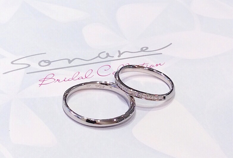 【郡山市】シンプルでつけやすい、ジャパンメイドの結婚指輪“Sonare(ソナーレ)”