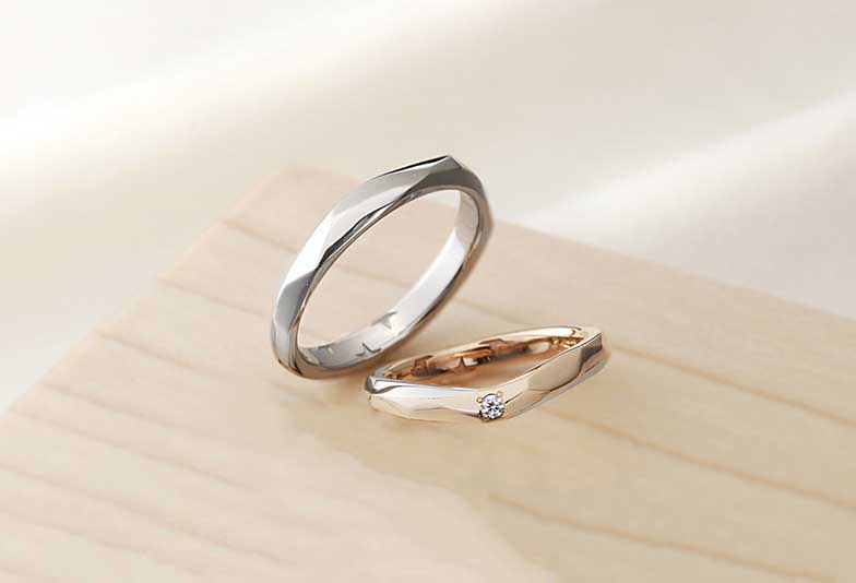 グレーゴールドの結婚指輪