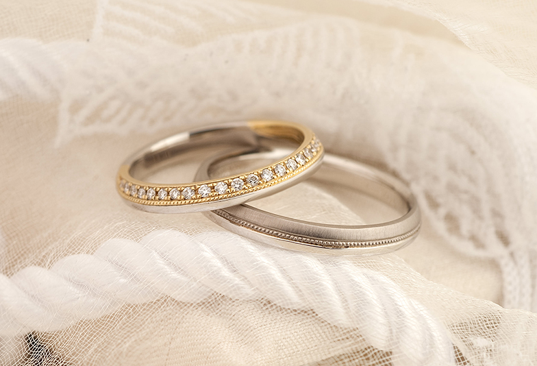 結婚指輪ゴージャス