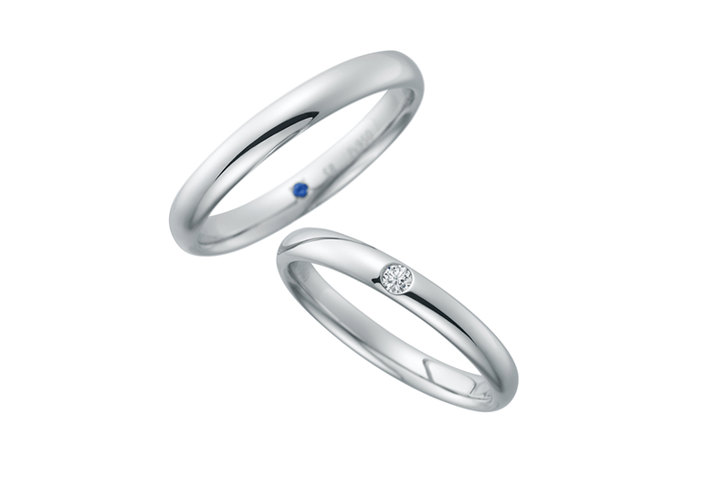 サムシングブルー　結婚指輪　SH700　SH701