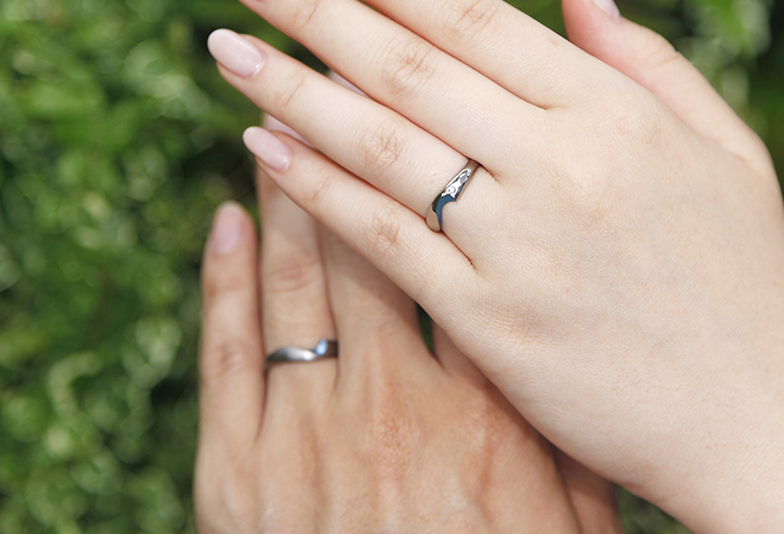 【富山市】幸せのおまじないサムシングブルーを取り入れた「SORA」の結婚指輪とは？