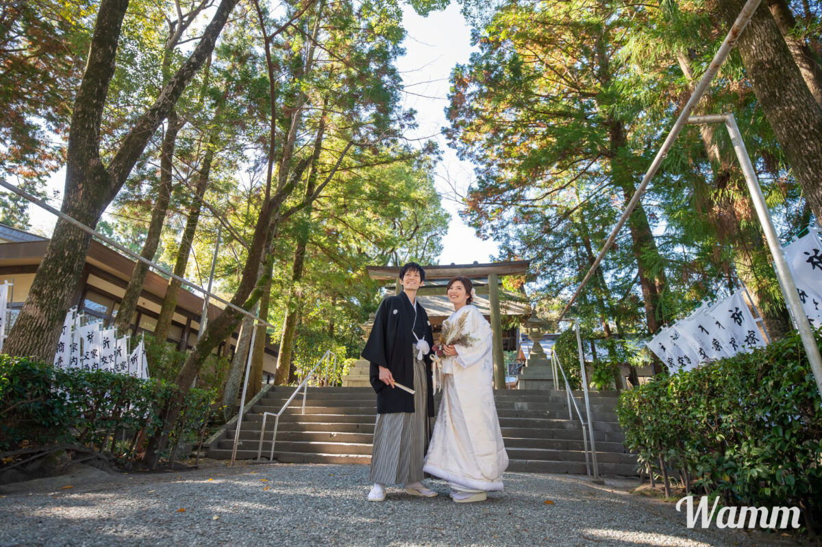 【静岡・浜松 前撮り】年末年始は井伊谷宮？そんなふたりに