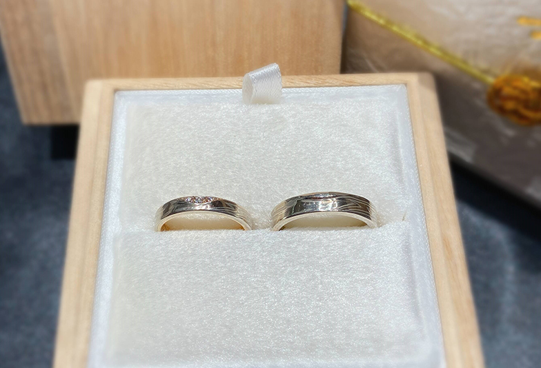 福井市開発で見れる鍛造の結婚指輪ブランド杢目金屋