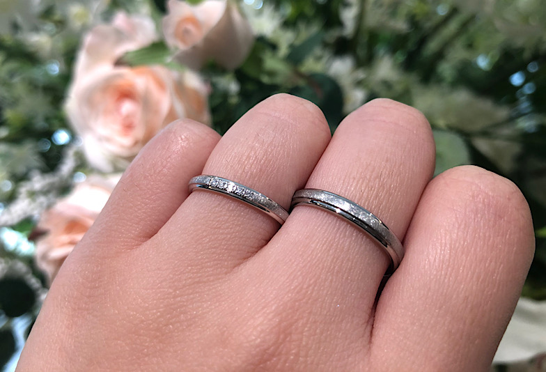 富山市フィッシャーの鍛造製法の結婚指輪