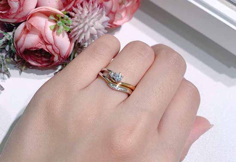 浜松市婚約指輪結婚指輪セットリング
