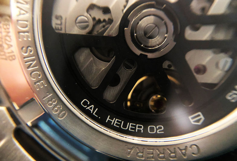 【静岡時計】TAGHeuerタグホイヤー　自社ムーブメント「Heuer02」とは？